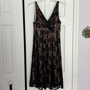 Black lace dress